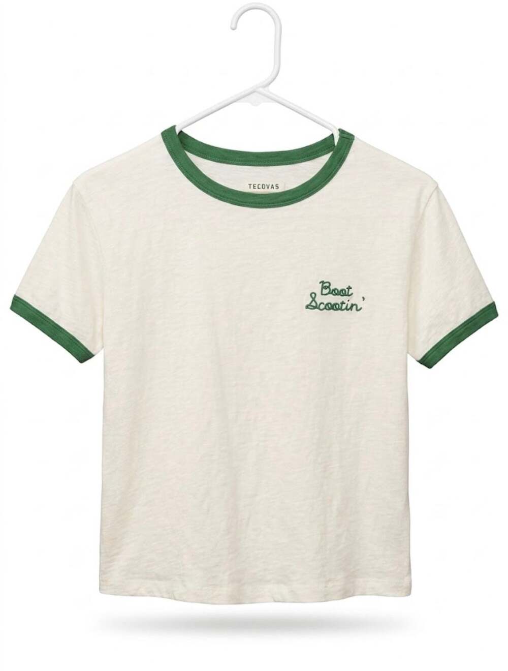 Tecovas 'Boot Scootin'' Cropped Ringer T-Shirt